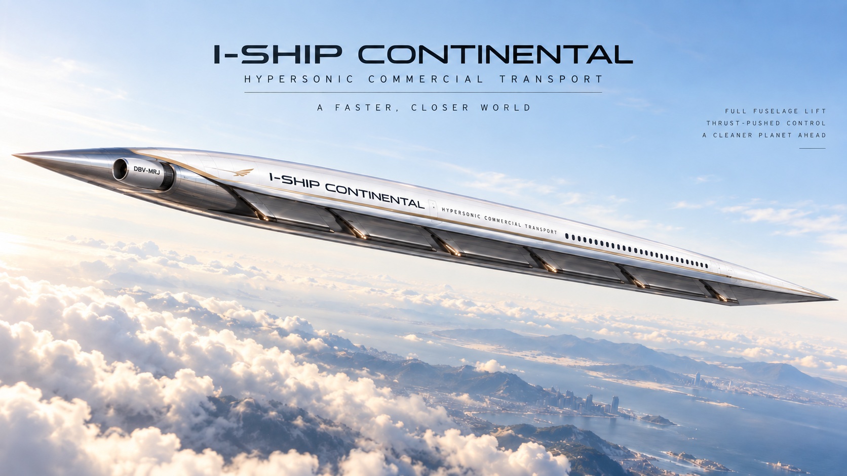 I-Ship Continental — illustrative commercial transport concept